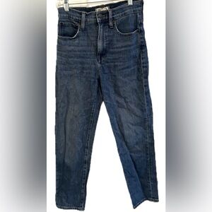 MADEWELL Classic Straight Jean, Size 25